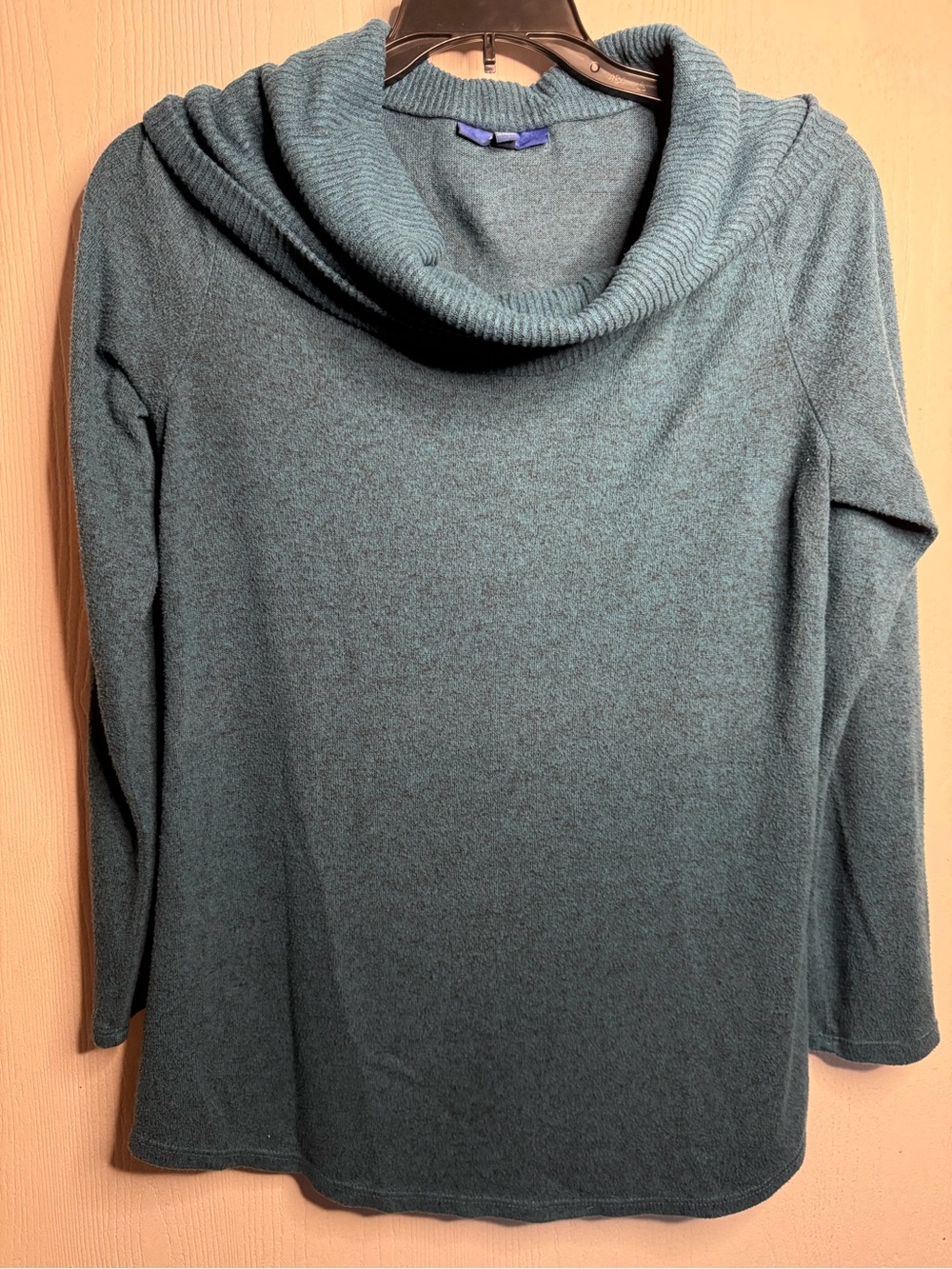 Apt. 9 Teal Cowl Neck Sweater